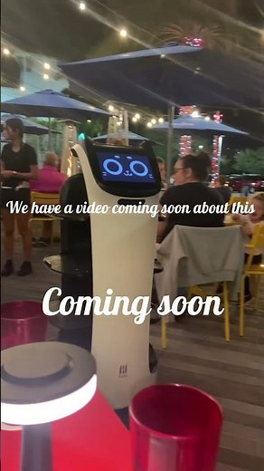 "Meet the Future: Robot Waitress Delivers Delicious Burgers!"