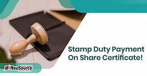 ONLINE PAYMENT OF STAMP DUTY ISSUE ON SHARE CERTIFICATES
