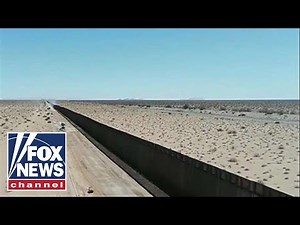 CBP releases drone footage showing 'new wall system' being built
