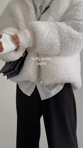 Outfit Ideas with Fluffy Jackets: Trendy Combinations
