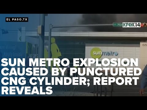 Sun Metro explosion caused by punctured CNG cylinder causing bus to fall; report reveals