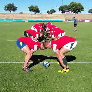 Junior Bok training squad working on their co-ordination at their afternoon training session in Bloemfontein | Springboks