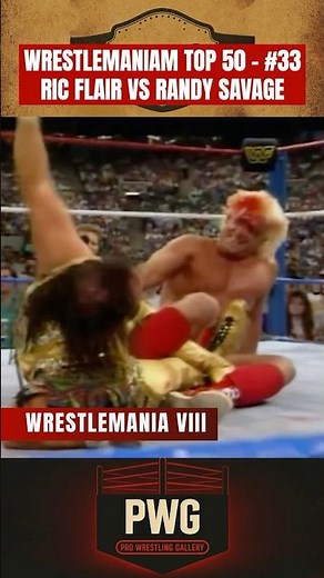 Ric Flair vs Randy Savage | WM TOP 50 - 33