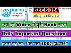 BECS 184 Important Questions 2025 BECS 184 Important Questions December 2025 BECS 184 Data Analysis
