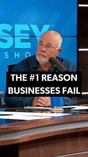 1.8M views · 13K reactions | Most small businesses don’t fail because of a lack of talent or ideas. They fail because the owner starves their cash flow. Skip paying your taxes or pile up debt payments with no revenue, and you’re headed for disaster. Stay debt-free, keep your books clean, and protect your dream from becoming a nightmare. | Dave Ramsey | Facebook