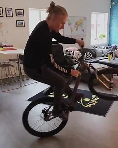 Pinkbike on Instagram: "@alexalanko's #indoortrickchallenge, 360 manual 🤟 Extra points for the @crocs?⁠ ⁠ @lukasknopf & @paulcouderc you're up.⁠ ⁠ ⁠ ⁠ ** Although we are stoked to see people using their bike indoors please do not take any risks. Bike-related hospital visits put additional stress on local medical systems and put riders at increased risk of exposure; do not undertake any activities that put you or others at risk.⁠ ⁠ #pinkbike #mtb #mountainbiking #bikelife #indoortrickchallenge #