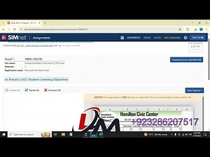 Excel 2021 In Practice - Ch 5 Guided Project 5-3 |Assignment SIMnet Excel| 5-3 | Guided Project 5-3