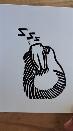 ✦ Inktober 2025, Day 31 : Award ✦ . The final day of inktober 2025. . Most rabbits award themselves with rest I imagine. . I managed to finish this year thanks to planing and such. . Speaking of, I have something planned with all these inktober pieces, just wait and see! . . #inktober2025 #inktoberday31 #inktoberchallenge #rabbitart #printmaking | Ink.Sea.Rabbit