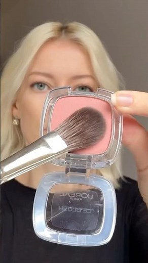 L'Oreal Le Blush 120 sandalwood pink. The best drugstore blush #blushes #shorts #makeuptutorial