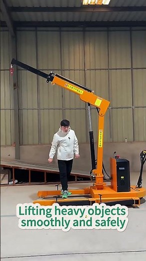 Portable Mini Small Electric Automatic Floor Crane | Compact & Easy Operation