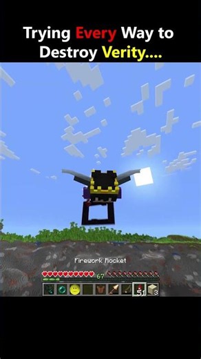 Trying Every Way to Destroy Verity #usa #minecraft #shorts