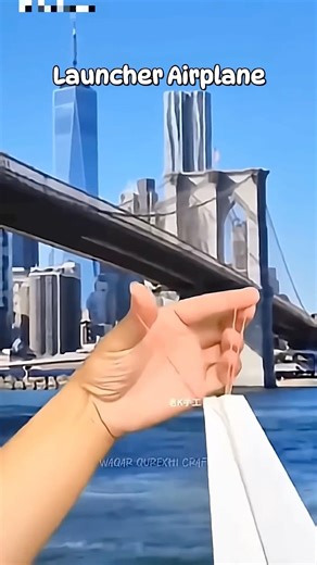 Rubber Band Launch PaperPlane 😃✈️ , Easy Airplane Tutorial , BestFlying Airplane #craft #shorts