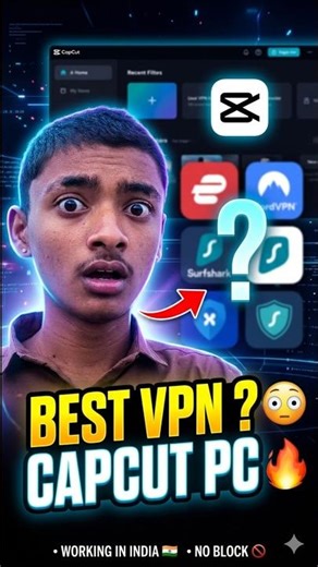 😱 CapCut PC Chal Nahi Raha? Ye Secret VPN Try Karo 🔥 | 🔥 CapCut PC Banned? Is VPN Se Instant Fix 😳