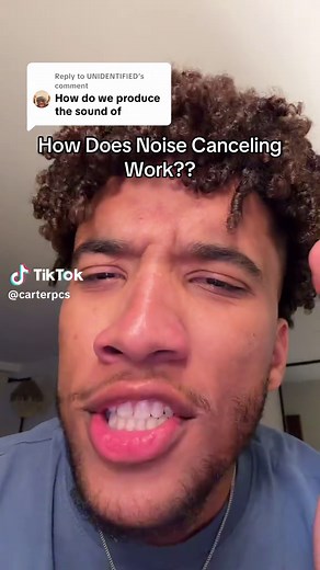 Replying to @UNIDENTIFIED How does Noise Cancellation work?? #carterpcs #tech #techtok #airpodspro #noisecancelling