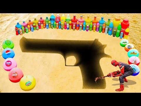 🔫 How to Make a Giant Toy Gun with Orbeez & Popular Sodas! | Balloons Fanta, Big Coca Cola vs Mentos