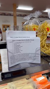 Looking for a way to warm up this winter? Our Crockpot Beef & Noodles recipe is a Yoder family and customer favorite! We hope that you enjoy this classic recipe from our kitchen. 1-2lb Yoder’s Boneless Beef Chuck Roast, cut into small cubes 1/4 cup all-purpose flour 1/4 cup vegetable oil 8oz sliced mushrooms 12oz bag wide egg noodles 6 cups beef broth 1 cup yellow onion, chopped 3 cloves garlic, minced 2 tsp dried thyme 2 tsp dried parsley 1 tsp salt 1/2 tsp black pepper Salt and pepper to taste