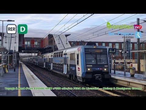 [RER D] Voyage à bord d'une Z20500 IDFM de Lieusaint – Moissy à Montgeron Crosne #z20500idfm #rerd