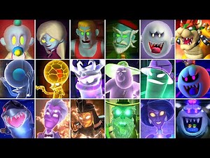 Luigi's Mansion Series 1 2 3 HD All Bosses (No Damage)