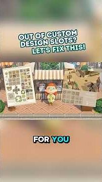 Stop Wasting Custom Design Slots! 🛑 #acnh