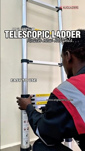 Telescopic adjustable ladder… 🔥