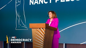 13 reactions | Speaker Emerita Nancy Pelosi received the Democracy...