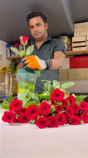 🌹50 Red Roses l💐 | Romantic Flower Arrangement* ❤️50 Roses Flower Stunning Floral Arrangement Idea