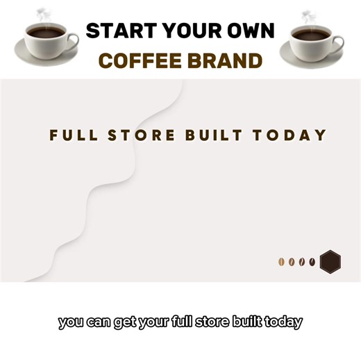 4.4K views · 31 reactions | Own a custom Shopify coffee dropshipping...