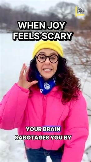 When Joy Feels Scary #mentalhealth #selflove #Shorts