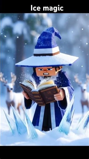 Ice magic #minecraft #minecraftmods #minecraftshorts #minecraftanimation