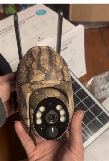 This is great for proper surveillance plus can watch your favorite forest animals live #solarcamera #outdoorcamera #hunting #wireless #tiktokshopblackfriday