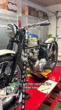 Modernizing a Headlamp on a Vintage Triumph Tiger Cub Motorcycle. #billes #triumph