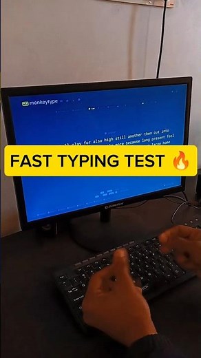 Fast Typing Test ⌨️💻| Real Keyboard Practice for Speed & Accuracy📈