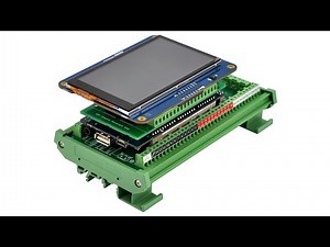 Terminal Block Breakout Board Module for Arduino GIGA R1 WiFi, DIN Rail Mount, Full GPIO Version