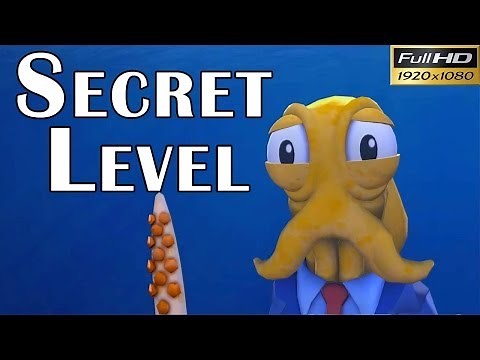 Octodad Dadliest Catch Walkthrough - Secret Level Toilet and Trouble Gameplay 1080p