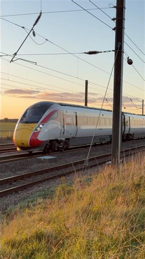 LNER Azuma Train at Full Speed Heading to York | 22.09.25