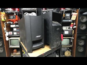 Bose Subwoofer Modules - Fixing One, Smashing One