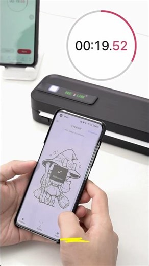 Have you ever seen such a small A4 printer? #netum #printer