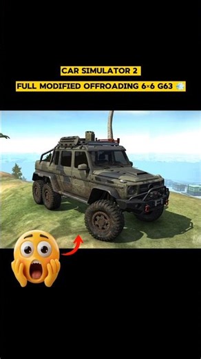 Full modified Offroading 6×6 G63 💨 | car simulator 2 new update | #carsimulator2 #shorts