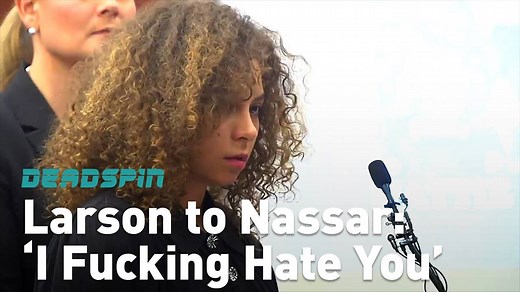 145K views · 333 reactions | Former U.S. national champion Mattie Larson shares how she injured herself to get away from Larry Nassar's abuse at the Karolyi Ranch. | Deadspin | Facebook