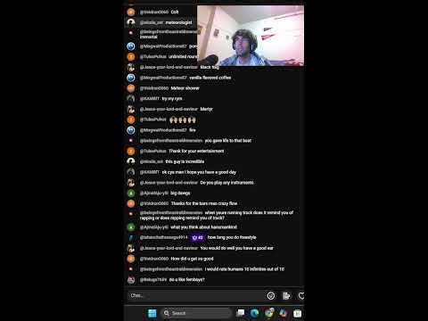Freestyling Off Your Words In Chat!