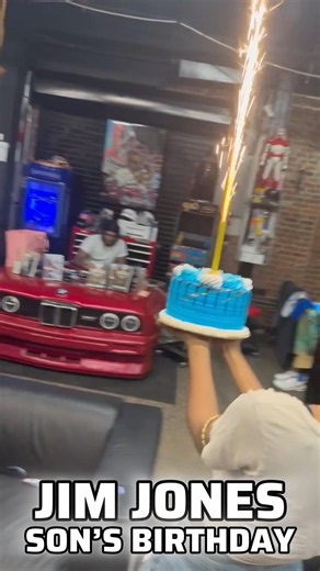 Jim Jones singing Happy Birthday to his Son #jimjones #birthday #cake