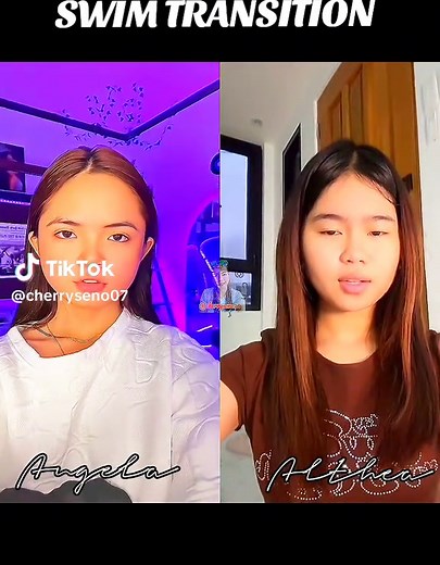 SWIM TRANSITION with @itsme.gela and @cabaseealthea #swim #swimtransition #makeuptrend #makeuptransition #makeuptransformation #makeupchallenge #transition #transformation #tiktokviral #tiktoktrend #fyp