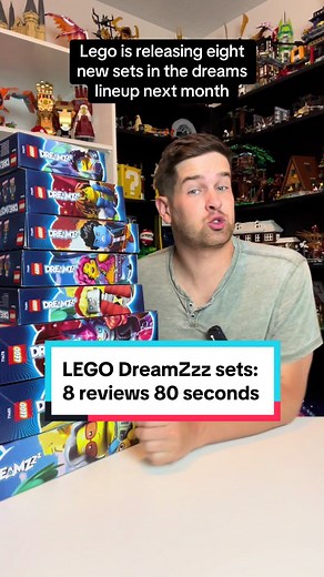 Take a very quick look at all 8 of the new LEGO DreamZzz sets releasing August 1. If you want a much closer and more in-depth look, check out my full review (you know where). Thanks @LEGO for sending the sets to review! … #lego #legotok #legotiktok #legoreview #review #rlfm #legodreamzzz #dreamzzz