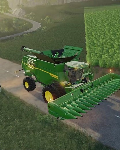 First Time Drive 🌽Corn Harvester In Fs19| #fs19 #fs25 #farming #harvest
