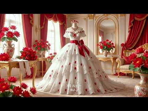 【AI ASMR】本日の主役はお嬢様です💕✨ 12ヶ月の誕生石デビュタントドレス 👗🦢🪄(12 Birthstone Debutante Dresses)