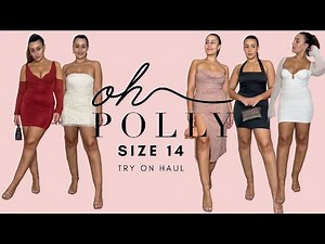 Oh Polly Try on Haul | NYE dresses | Size 14 try on