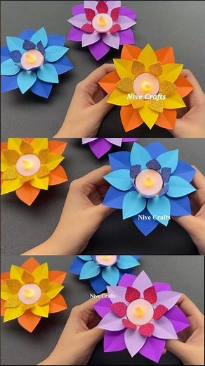 🪔 DIWALI DIYA DECORATION | Diwali Craft Ideas #FestivewithShorts #shorts