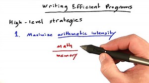 Writing Efficient Programs - Intro to Parallel Programming