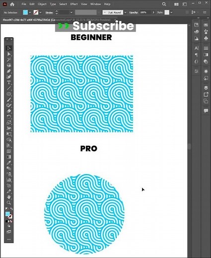 Adobe Illustrator 2025 – Tips to Create Seamless Patterns 🎨 | Easy Pattern Design Guide #shorts