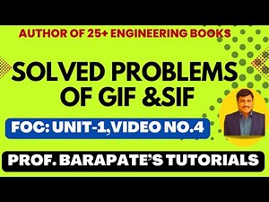 SOLVED PROBLEMS OF GIF & SIF